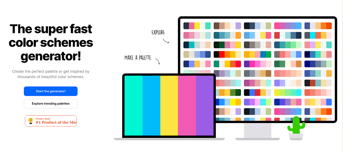 Coolors The super fast color schemes generator! Frontend Libraries
