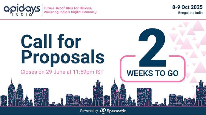 CFP - 2 weeks to go